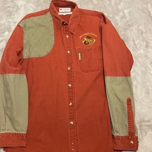 M Columbia button up